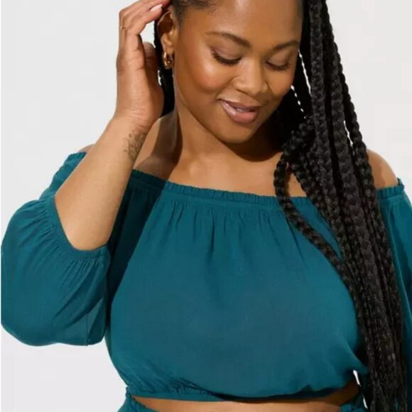 Torrid brand maxi off shoulder skirt with top - Picture 3 of 4